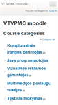 Mobile Screenshot of moodle.vtvpmc.lt
